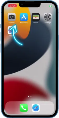 Icona dell’app Winnita evidenziata sulla schermata principale di iPhone