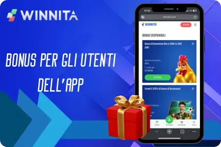 Ricevi bonus esclusivi usando l'app mobile.