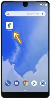 Icona dell’app Winnita sulla schermata iniziale di Android